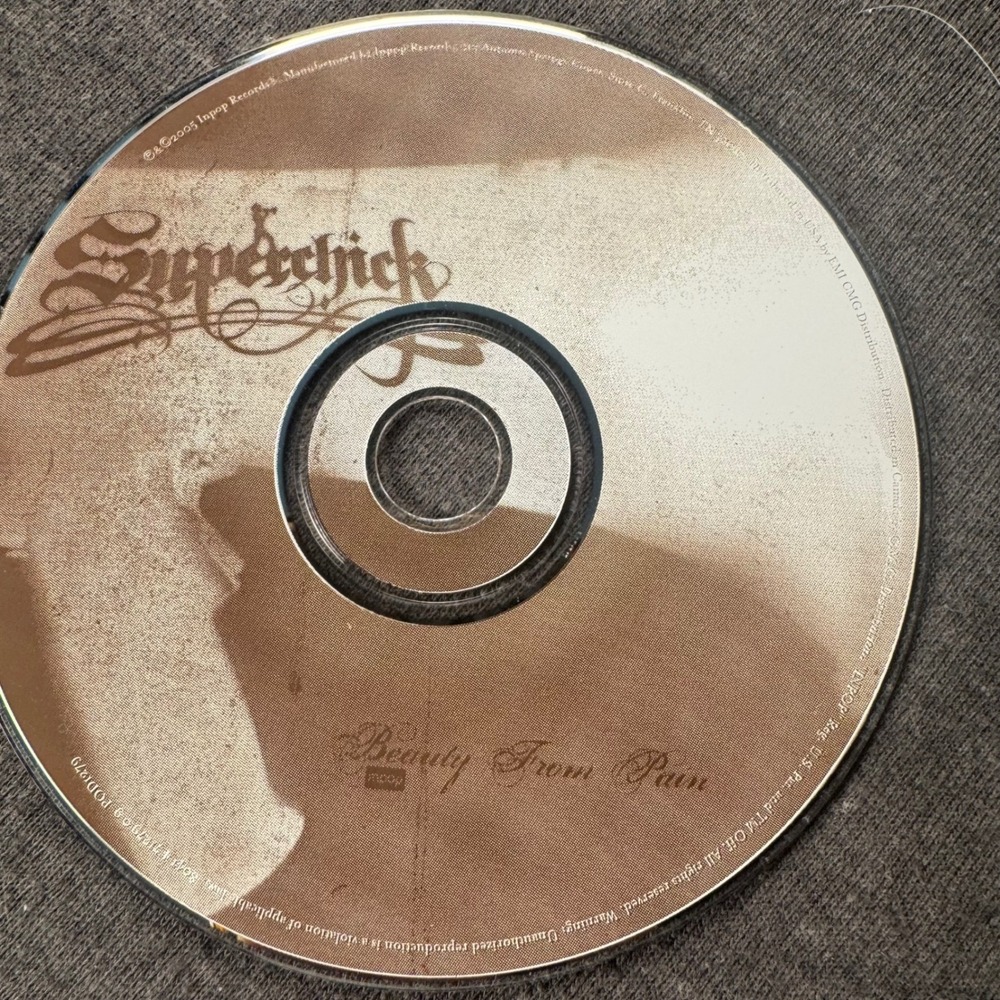 Superchick Beauty From‎ Pain CD 2005 Inpop Records Christian Rock Pop Punk Disc